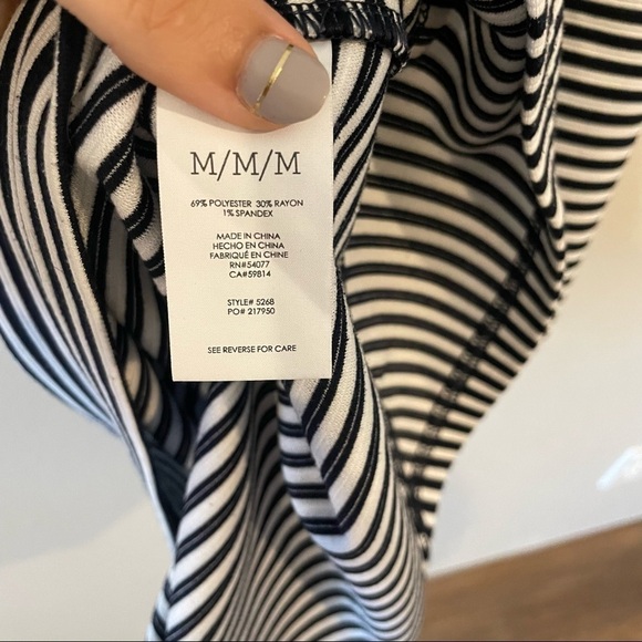 CAbi Limited Edition Captain Dress in Navy and White Stripe 5268 - Picture 9 of 10